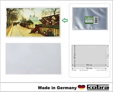 Protective Sleeves Postcard Sleeves New Format 150X107MM KOBRA T26 1000 Pack