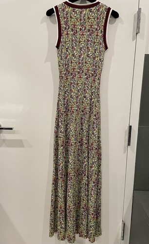 $2500 NEW ETRO DRESS LONG MAXI MIDI FLORAL PAISLEY GREEN RED WHITE 42 FITS 4 6 8 - Picture 12 of 19