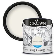 Crown Paint Matt Emulsion Walls & Ceilings 2.5L All Colours
