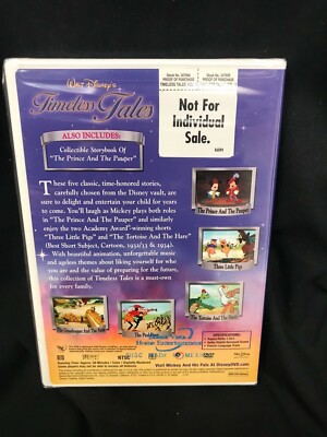 Walt Disneys Timeless Tales - Vol. 1 (DVD, 2005) Brand New Sealed