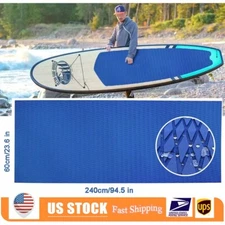 Blue Surfboard Traction Pad EVA Deck Grip Non-slip Deck Mat for SUP Paddle Board