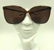 Vintage Ashley Stewart 01 11 Tortoise Oversized Oval Sunglasses FRAMES ONLY