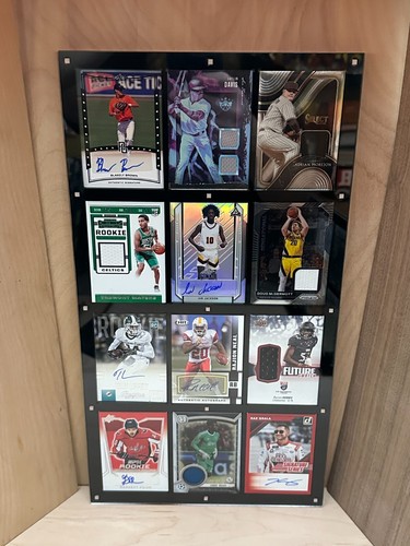 12 Card Hockey NHL Trading Card Heavy Duty Magnetic Holder Wall Display Case - Picture 5 of 5