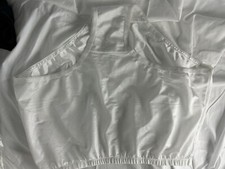 NWOT Vintage White Nylon Double Gusset Brief Granny Panties Size 8