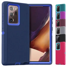 For Samsung Galaxy Note 20/20 Ultra 5G Case Heavy Duty Hybrid Rubber Phone Cover