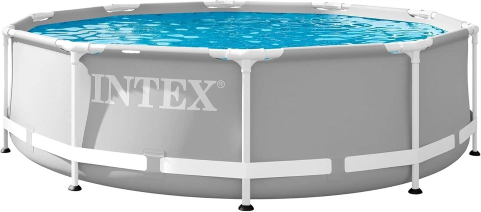 10Ft X 30In Prism Pool Stahl Pvc Polyester Rund Blau Wasserinhalt 4485L - Bild 3 von 4