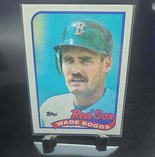 1989 Topps - Wade Boggs #600 Boston Red Sox Base Set MLB Baseball Trading Card