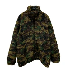 Balenciaga Camouflage Oversized Boa Blouson Olive Brown Size 46 Used