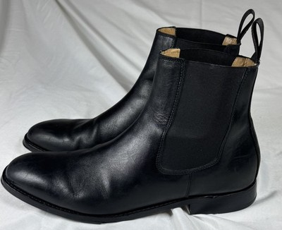 3DM LIFESTYLE Chelsea Full Grain Leather Boot - Black 9 US/8 UK