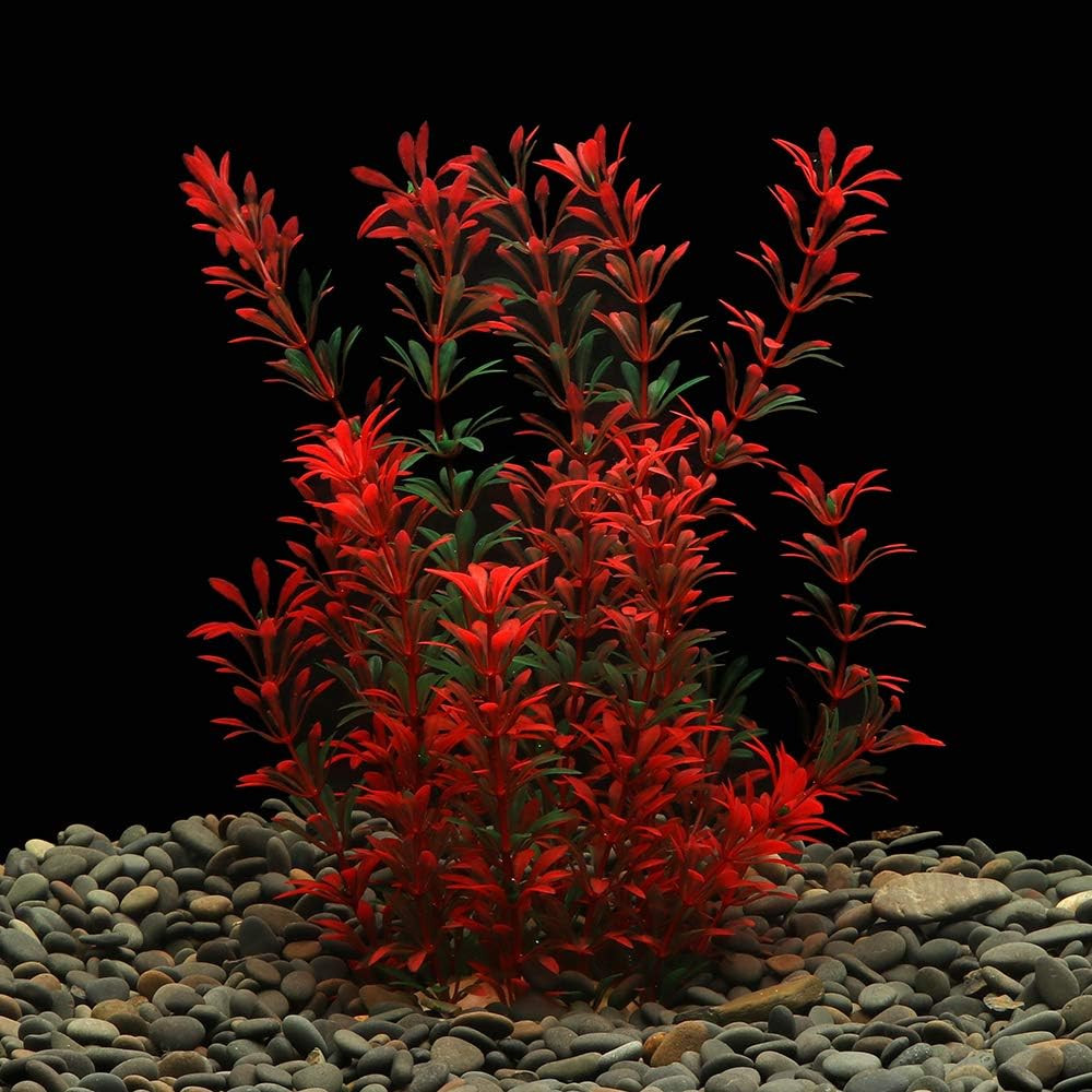 LYNKO Large Aquarium Plants Artificial Plastic Fish Tank Plants Decoration Ornam