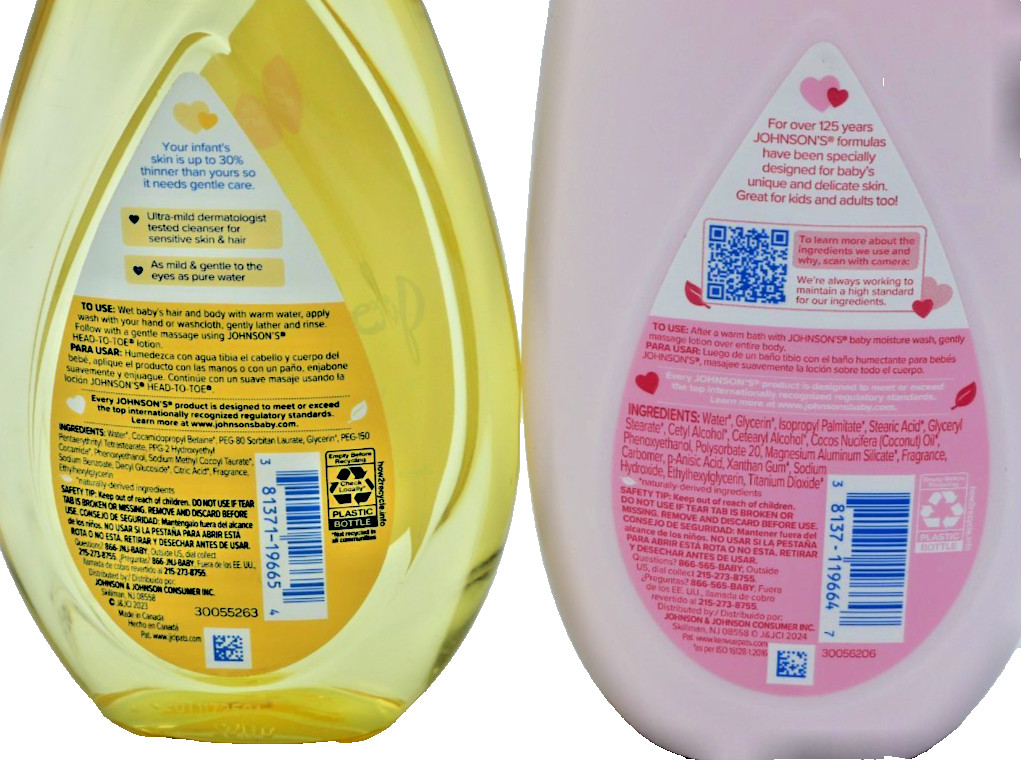 Johnson’s Baby Lotion & Head-To-Toe Wash & Shampoo Set – 13.6 fl oz Each – Hypoa