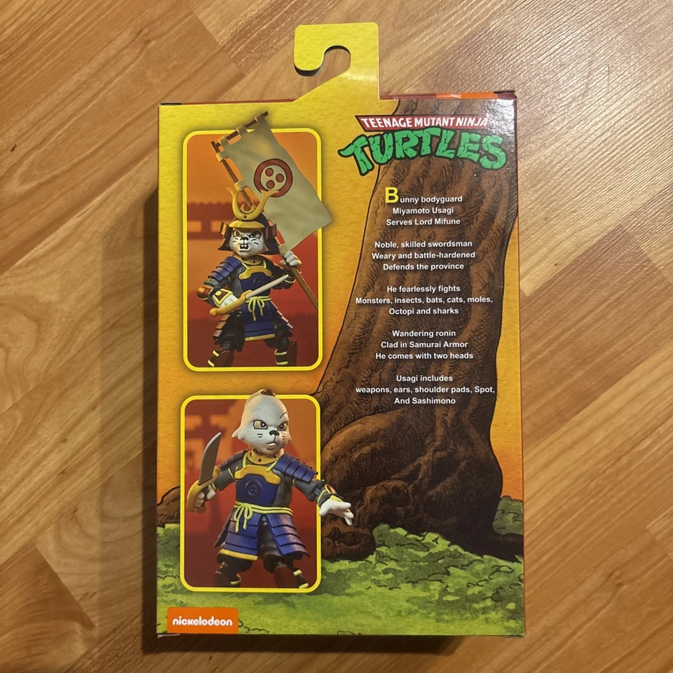 Figura NECA TMNT Haulathon Samurai Usagi Tortugas Ninja Adolescentes Mutantes Nueva EE. UU. Foto 3 de 3