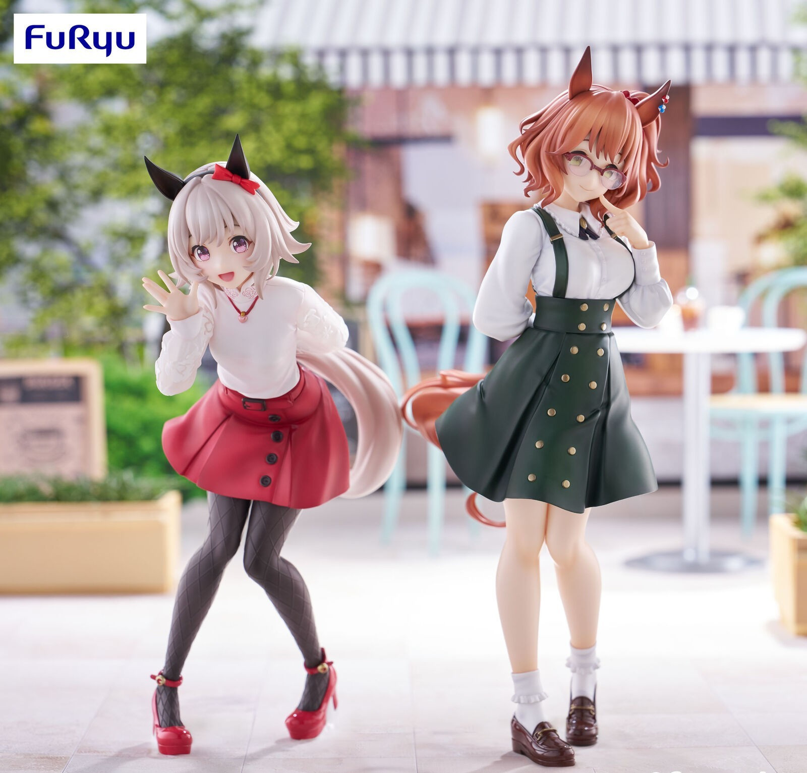 Uma Masume: Pretty Derby Trio-Try-iT Curren Chan & Aston Machan Figures