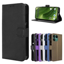 For Fairphone 6, Luxury Flip Leather Anti-slip Cover Wallet Stand Soft TPU Case