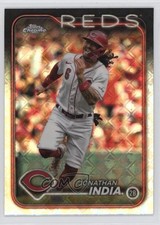 2024 Topps Chrome Logofractor Edition Jonathan India #185 0o2b