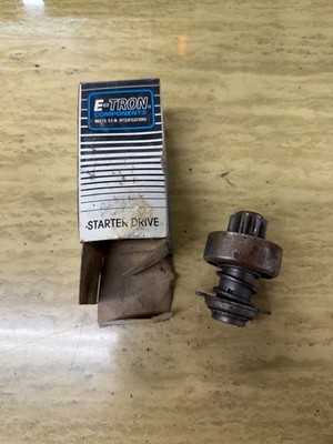 Vintage E-Tron Components Starter Drive Ford