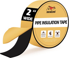 Pipe Insulation Tape, Pipe Wrap Insulation Foam Tape Self Adhesive, Outdoor Wate
