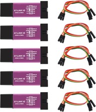 ST-Link V2 Emulator STM8 STM32 Programmer Downloader Unit 5 PCS Random Color