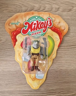 Super7 Teenage Mutant Ninja Turtles TMNT Mikeys Pizza Rocksteady Actionfigur