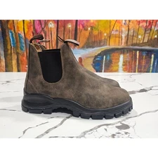Blundstone Lug Chelsea Boots Rustic Brown Size 11.5 Men's (10.5 AU) #2239