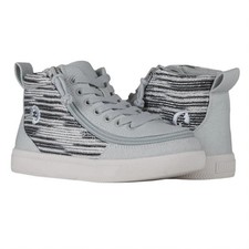 Billy Footwear Dziecięce płócienne buty z wysokim topem - adaptacyjny zamek błyskawiczny, łatwy projekt włączania / wyłączania