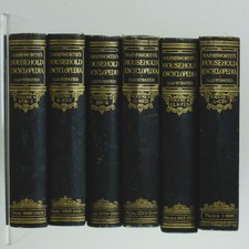 Harmsworth’s Household Encyclopedia 6 Vol Set Illustrated Antique Reference Book