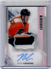 2015-16 Upper Deck Premier Nick Cousins Silver Spectrum Patch Auto Card /65