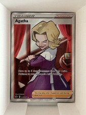 Pokémon TCG: Chilling Reign - Agatha 186/198. Full Art. Pre-owned