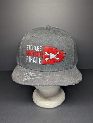 SIGNED Storage Auction Pirate Hat Cap Snapback Trucker Graphic Adjustable