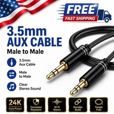 Male to Male 3.5mm Audio Input Adapter Cable ...