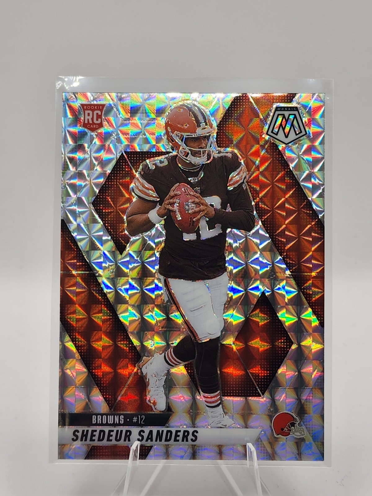 2025 Mosaic - Shedeur Sanders #302 Silver Mosaic (RC)