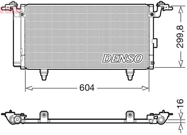 Denso Kondensator Klimaanlage DCN36005 FüR Legacy 5 Station Wagon Br Bm Outback-image