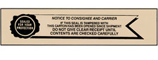 Printed Tape "Sealed for Your Protection" 2"W x 3000' - Case of 6 Rolls