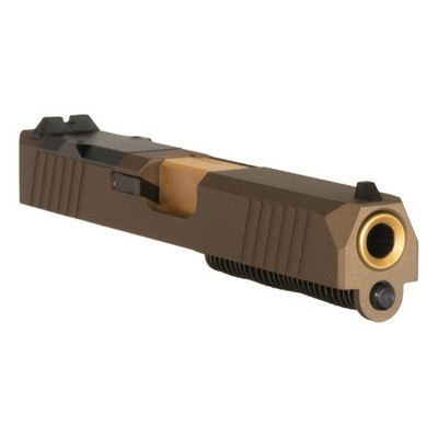 Complete Slide for Glock 19 Gen 3 - Stiffler Mfg Burnt Bronze