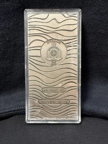 STAR WARS MANDALORIAN  BESKAR NIUE 2021 10 Troy Oz 999 Fine Silver Bar