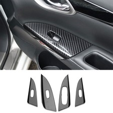 For Nissan Sentra 2013-2019 Carbon Fiber Window Lift Panel Switch Cover Trim For Nissan Sentra 2013-2019 Carbon Fiber Window Lift Panel Switch Cover Trim