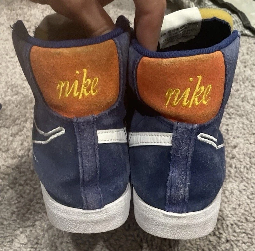 Nike Blazer Men's Size 8.5 Mid 77 First Use Deep Royal Blue DC3433-400 - Image 4 of 4