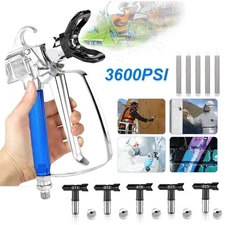 3600 PSI Airless Paint Spray Gun with 517 Tip & Tip Guard For Sprayers New