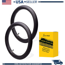 2-Pack 100/90-19 4.10x19 Motorcycle Inner Tubes, 19 Dirt Bike Natural Rubber