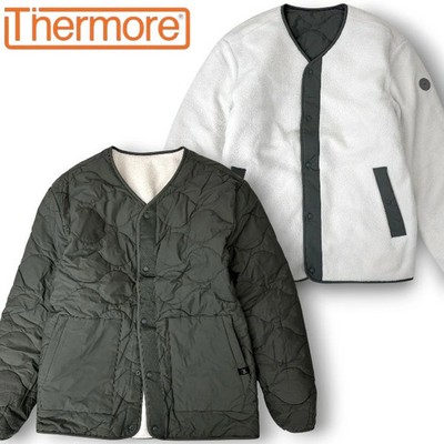 Millet Reversible Insulated Jacket Men s Khaki White Thermore Light Outerwear