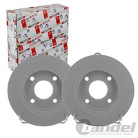 2X Ferodo 240Mm Bremsscheiben Voll Vorne Passend FüR Ford Courier Fiesta KA Mazd