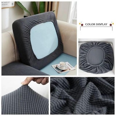 Thicken Elastic Sofa Cover for Living Room Solid Color Furniture Protector Sofa