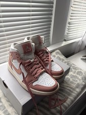 Nike Air Jordan 1 Mid SE Women's Size 6 Red Stardust Shoes FB9892-670