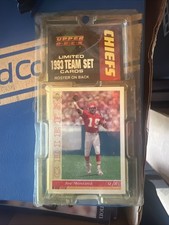 Upper Deck 1993 Chiefs Team Set With Joe Montana Card Vintage Football Sealed