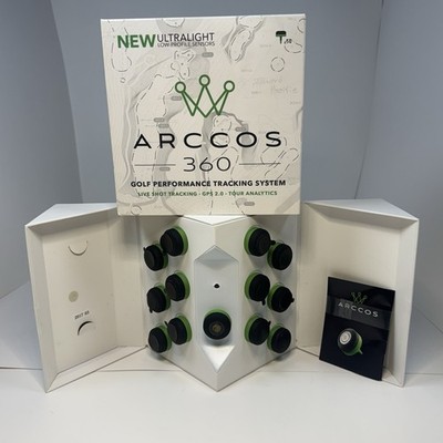 Arccos 360 Golf Performance Tracking System 14 Sensors GPS 2.0, New in Box