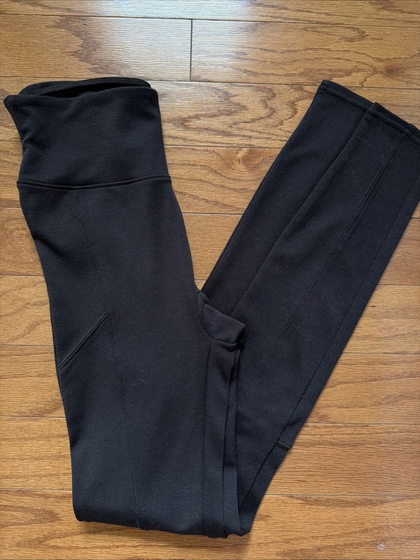 Assets Red Hot Label Spanx Black Seamed Leggings Size S
