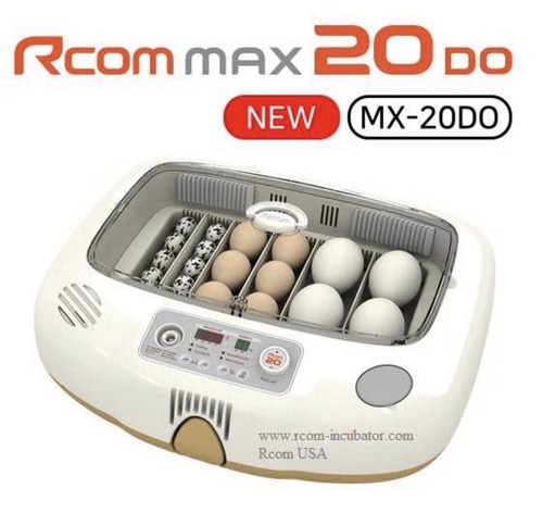 Rcom Max 20 DO MX-20DO Digital Bird Egg Incubator, Digital Incubators