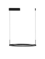 Nova Luce Lunette Pendelleuchte Schwarz HöHenverstellbar Dimmbar 34W Led 3000K