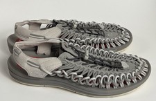 Keen Uneek Outdoor Trail Hiking Sandals Gray Bungee Cord Men s Size 11.5 Shoes