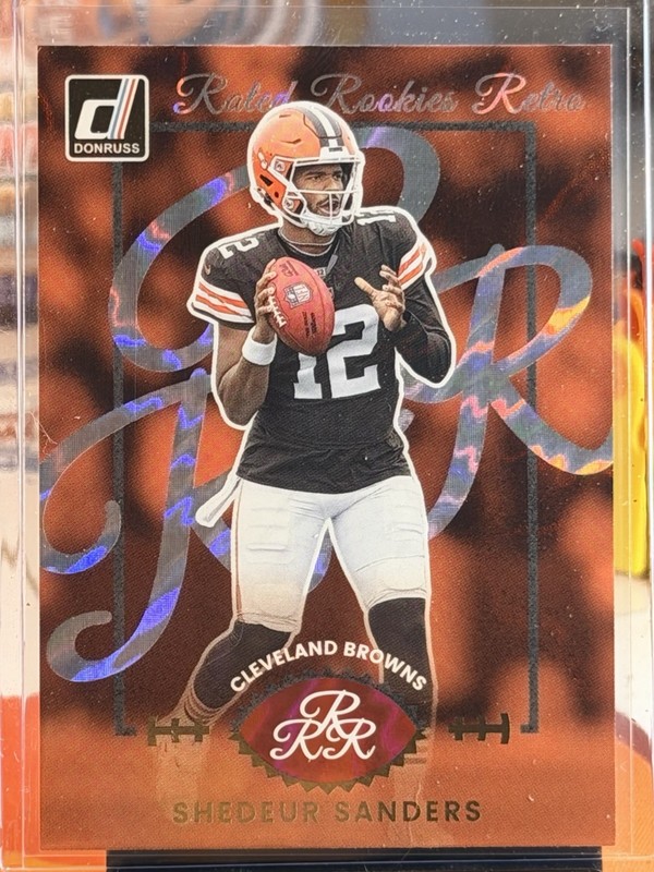 2025-26 Panini Donruss Rated Rookies Retro Shedeur Sanders #11 (RC) Browns